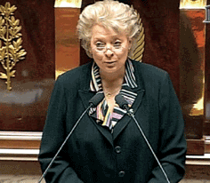 Meeting of parliamentarians at the National Assembly, Mrs Nelly Olin, minister of Ecology and sustainable Development, presents the TSN law to Parliament © ASN