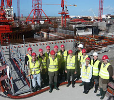 A delegation from the Advisory Committee for reactors in Flamanville with its German, American and Japanese counterparts - October 2008